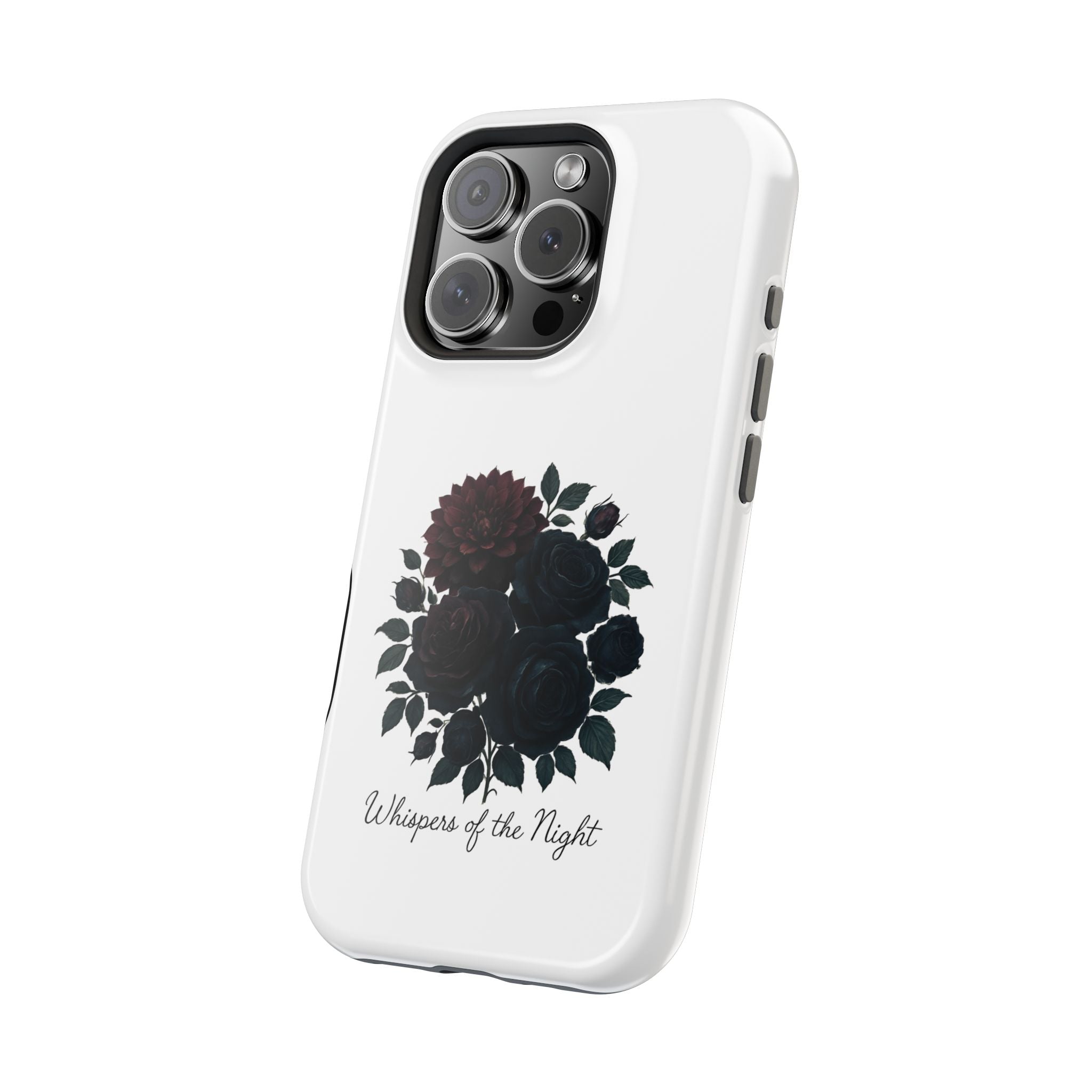 Whispers of the Night floral phone case | Magnetic impact-resistant case