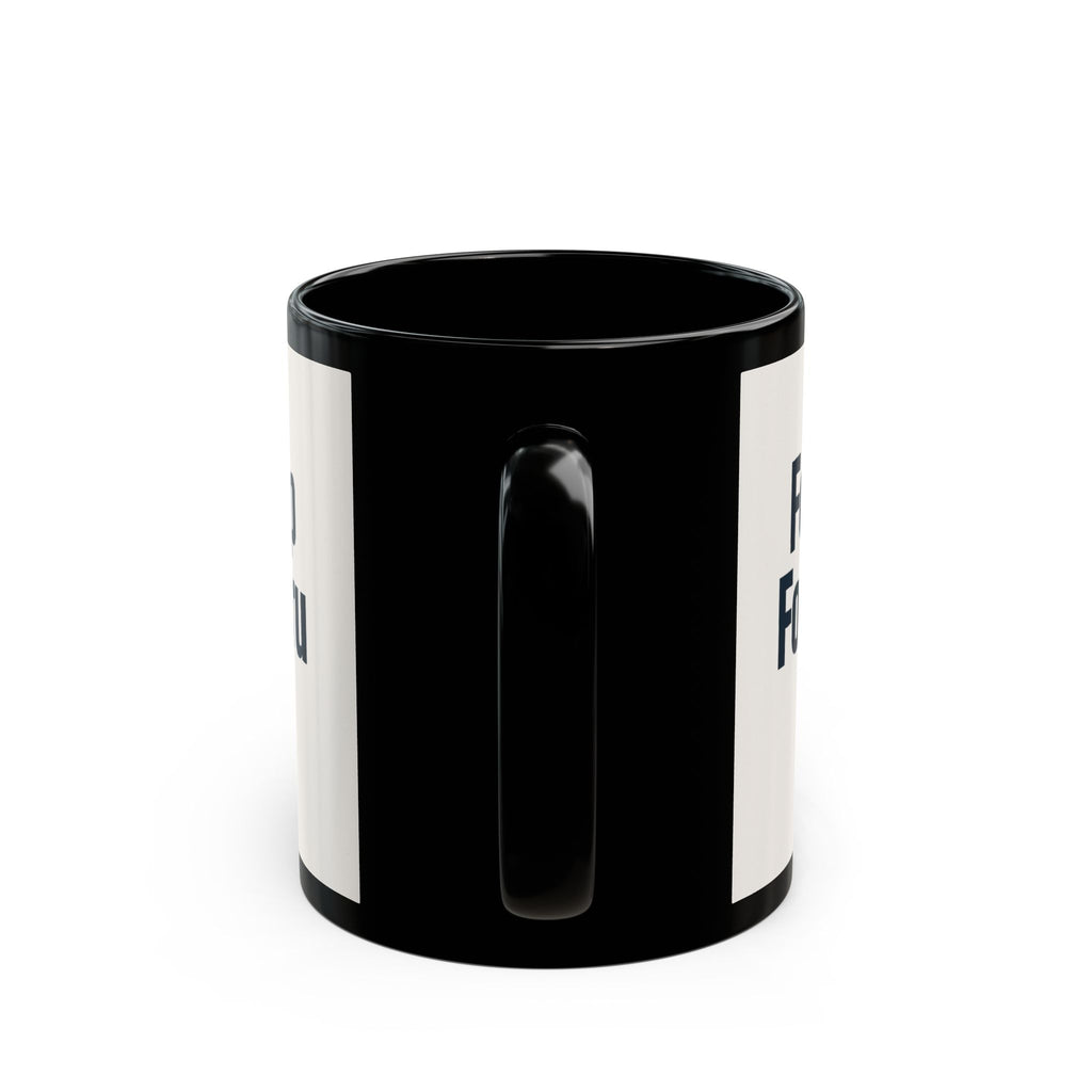 Follow Up Follow Thru Mug – Motivational Coffee Cup with Checkmark
