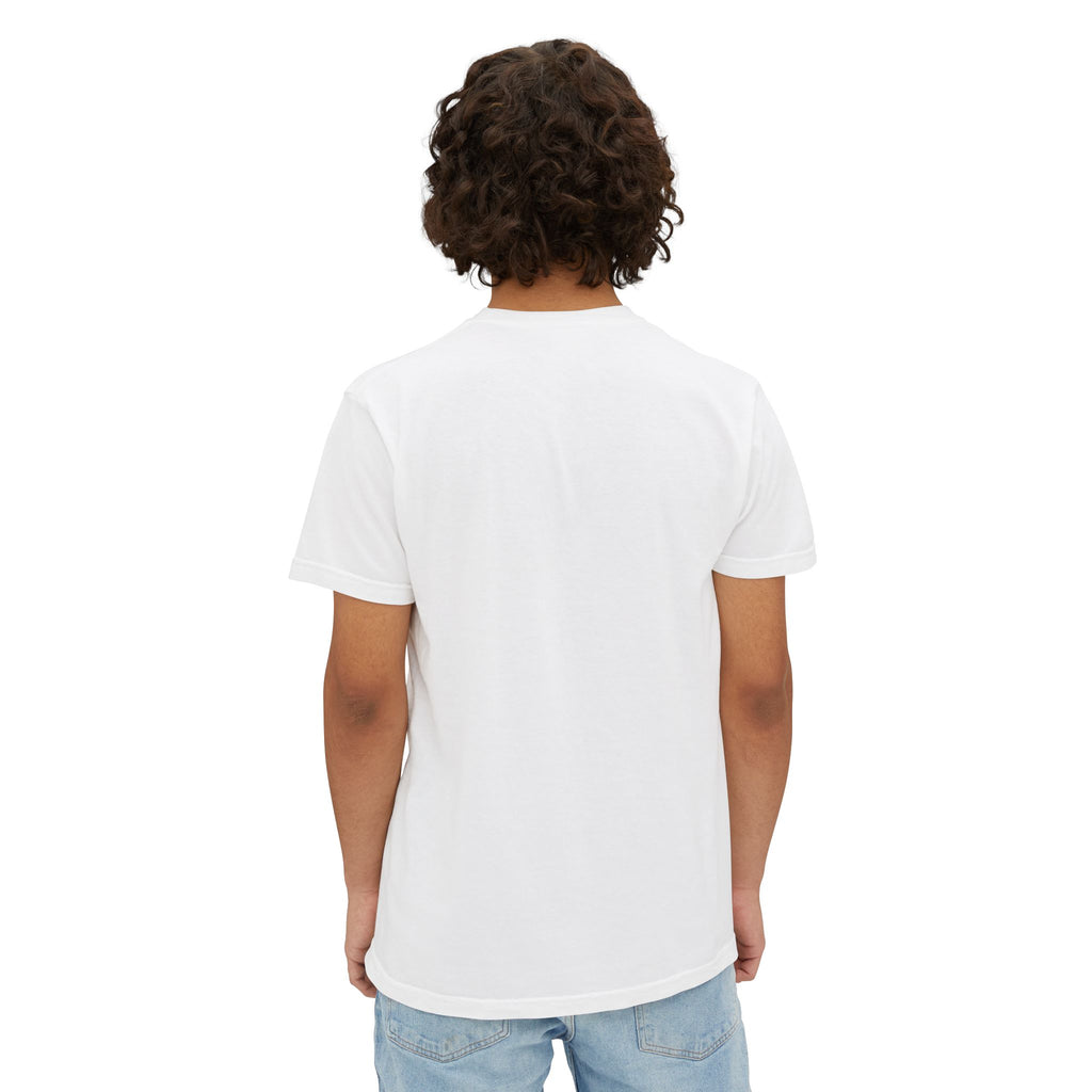 Pocket T-Shirt — Minimal Cat Silhouette Chest Pocket Tee