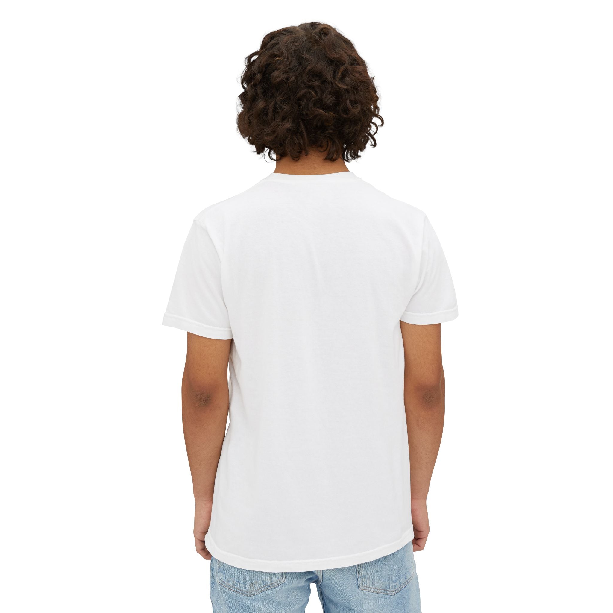 Pocket T-Shirt — Minimal Cat Silhouette Chest Pocket Tee