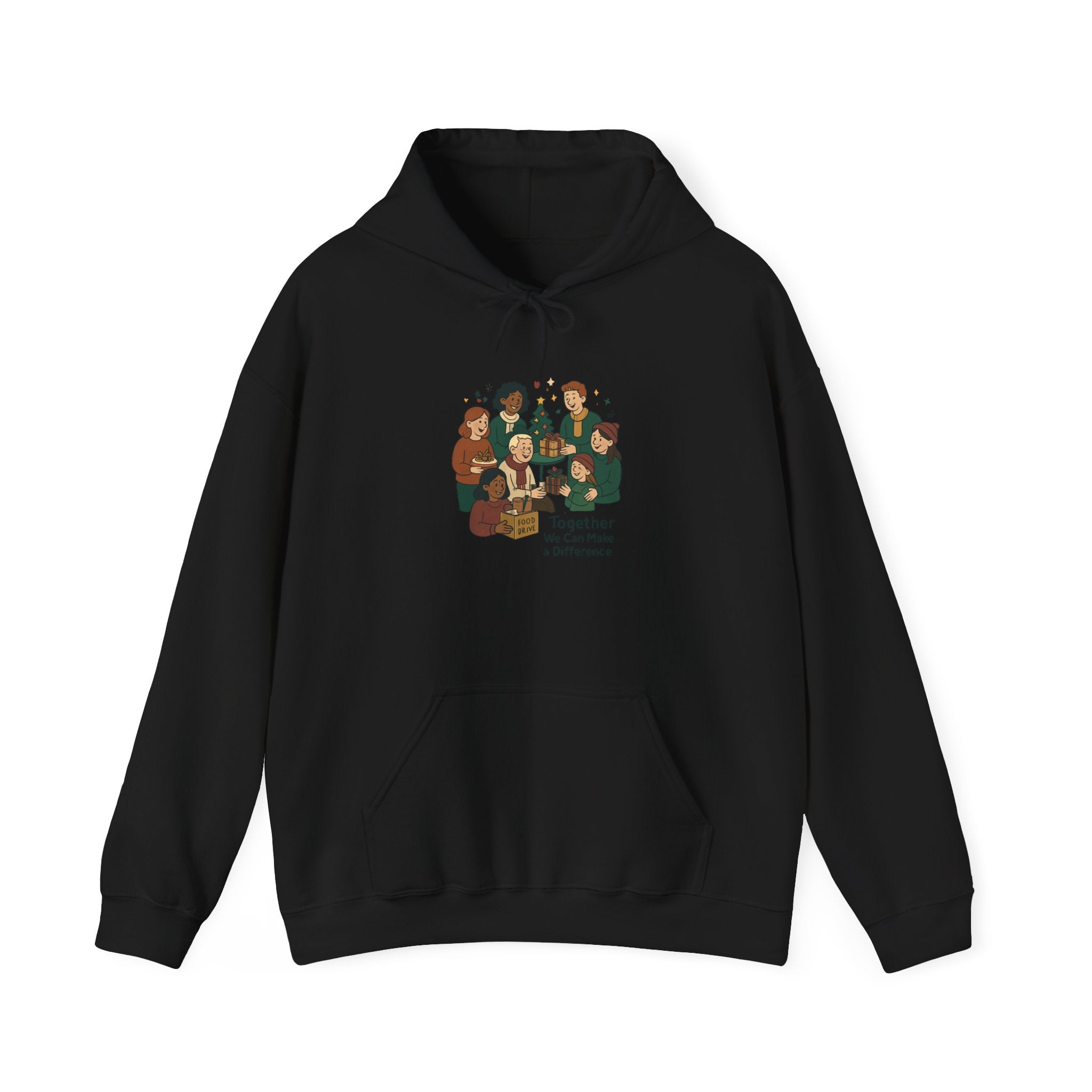 Hoodie — Cozy Friendsgiving Gathering Graphic "Sweeter with You"