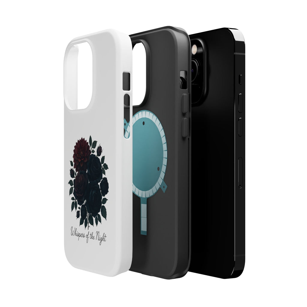 Whispers of the Night floral phone case | Magnetic impact-resistant case