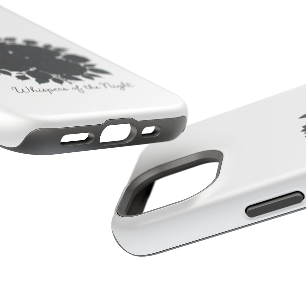 Whispers of the Night floral phone case | Magnetic impact-resistant case