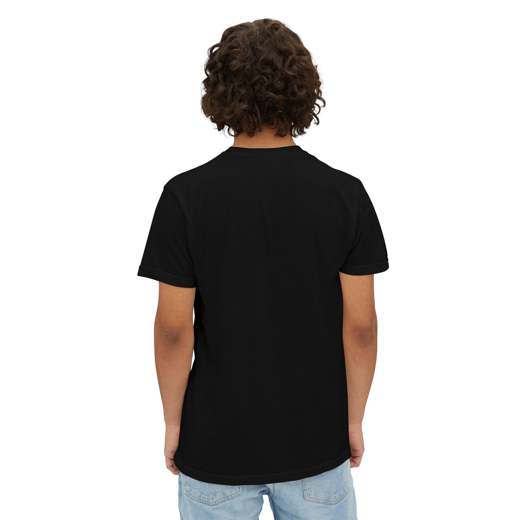 Pocket T-Shirt — Minimal Cat Silhouette Chest Pocket Tee
