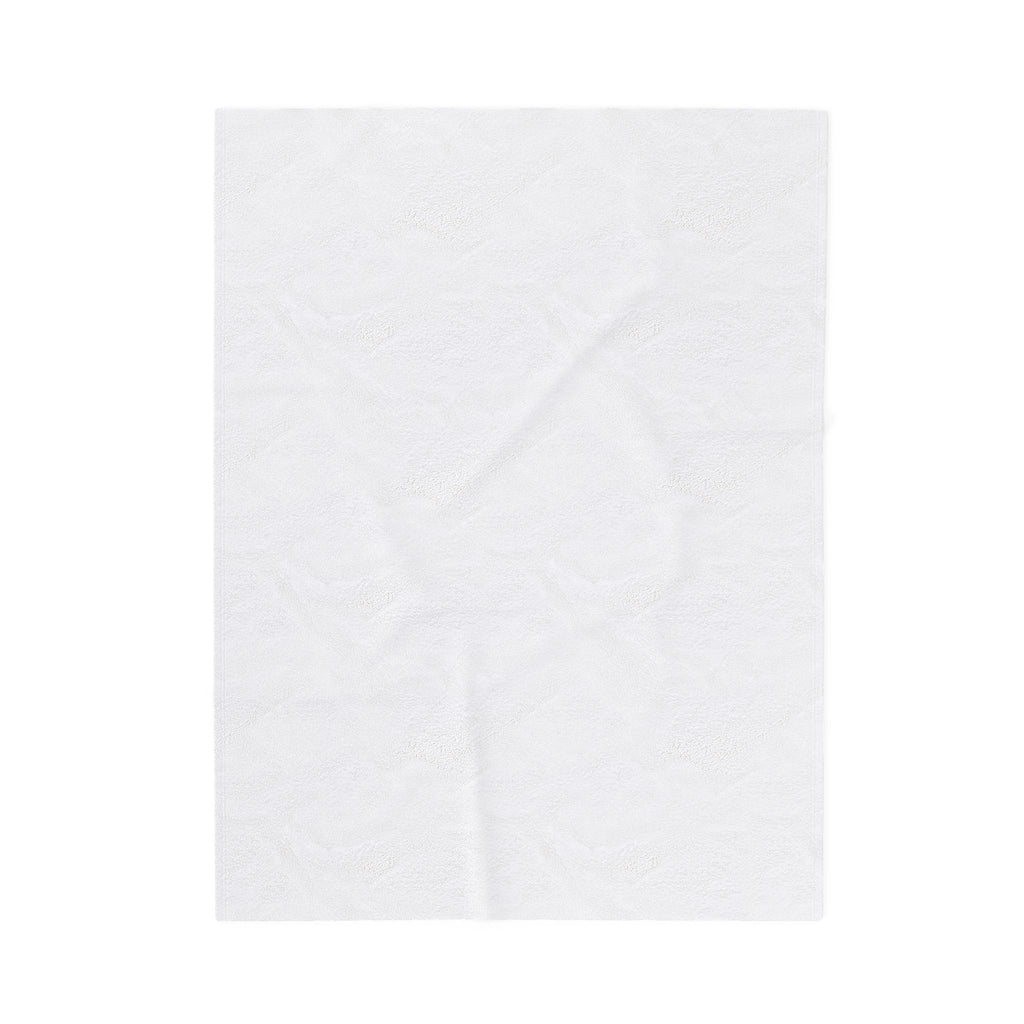 Gently Guided by Nature's Wisdom Velveteen Plush Blanket — Floral Wreath Cozy Throw for Nature Lovers
