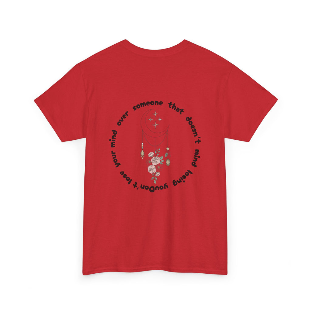 T-Shirt  “Someone That Doesn’t Mind Losing You” Floral Moonback Tee