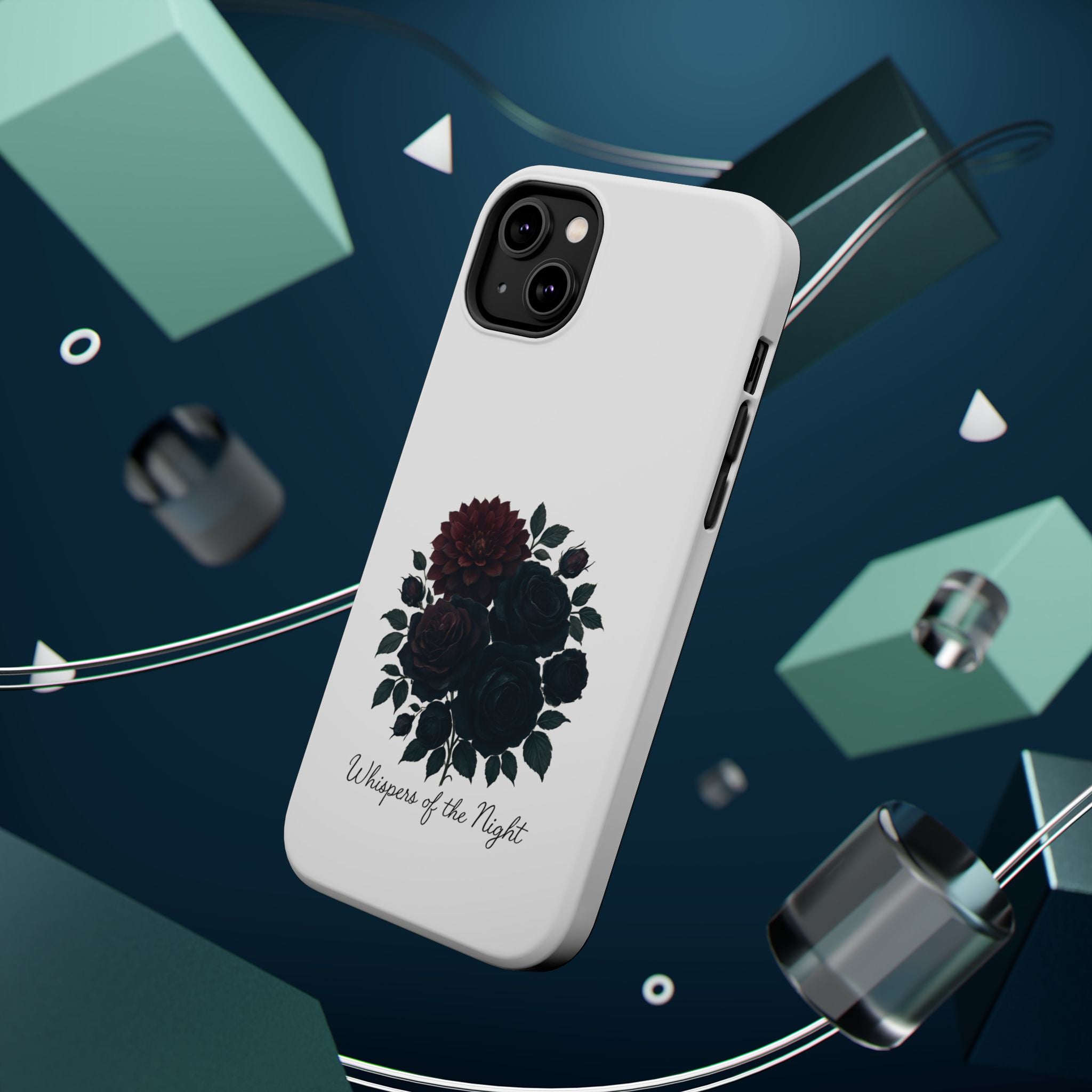 Whispers of the Night floral phone case | Magnetic impact-resistant case