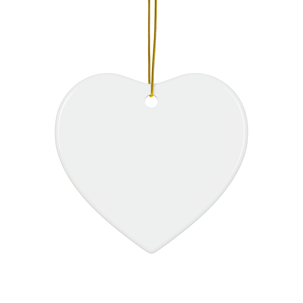 Whimsical Moon with Balloons Ceramic Ornament | Double-Sided Round Ornament