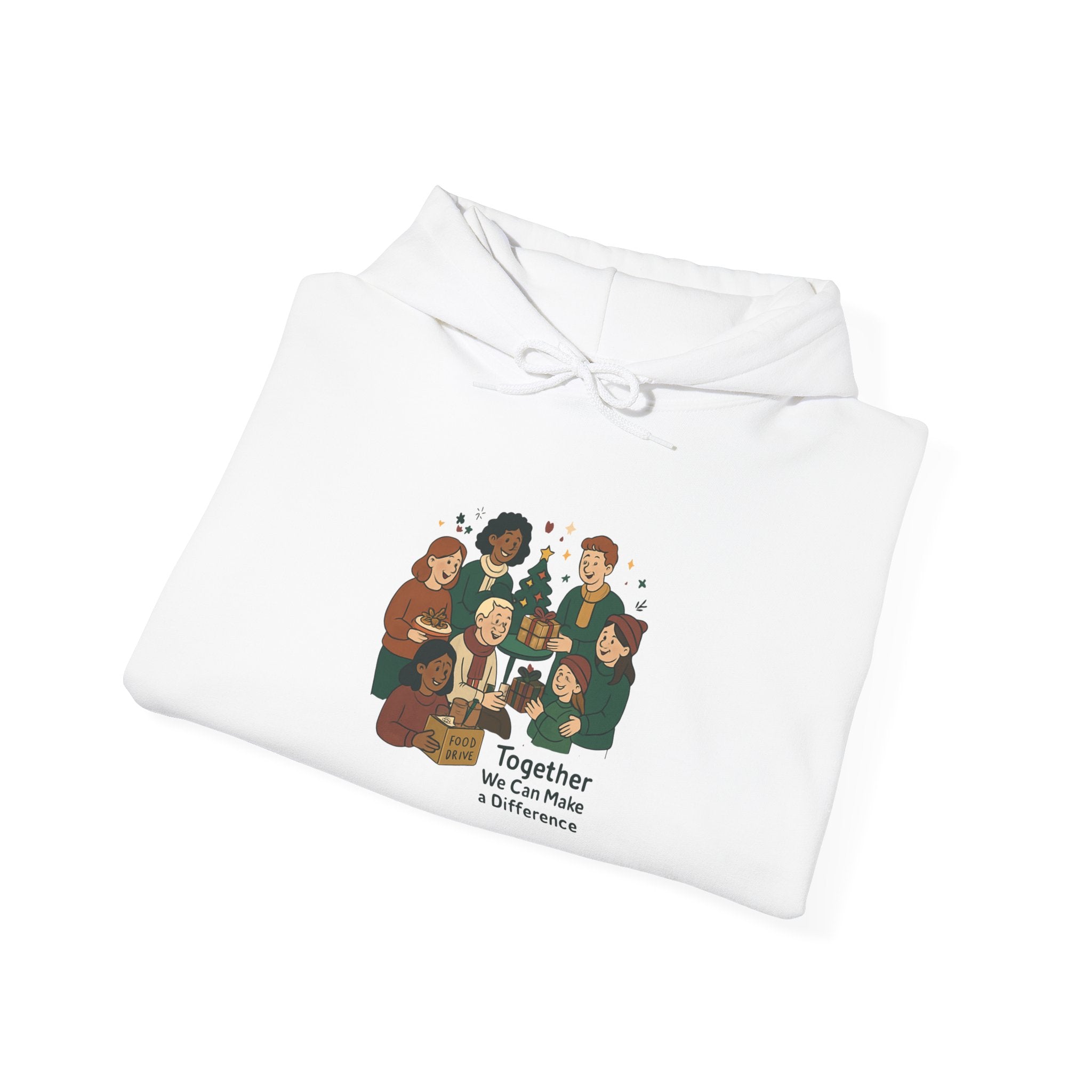 Hoodie — Cozy Friendsgiving Gathering Graphic "Sweeter with You"