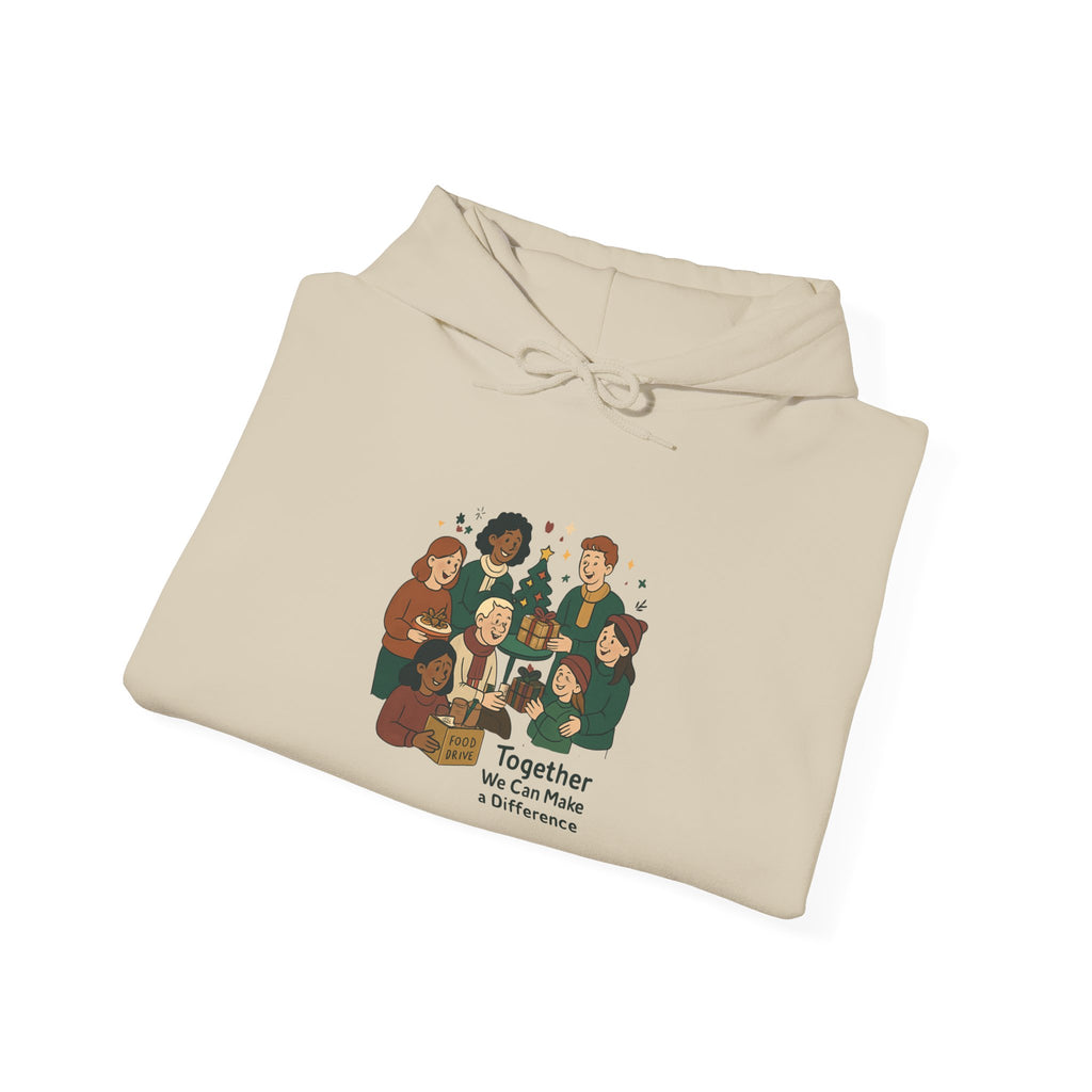 Hoodie — Cozy Friendsgiving Gathering Graphic "Sweeter with You"