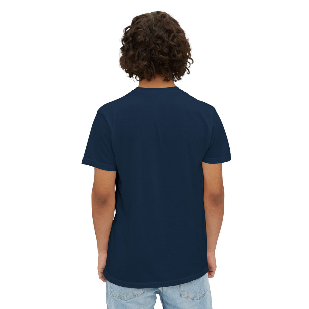 Bear Cub Pocket Art T-Shirt | Minimal Woodland Graphic, White Pocket Tee
