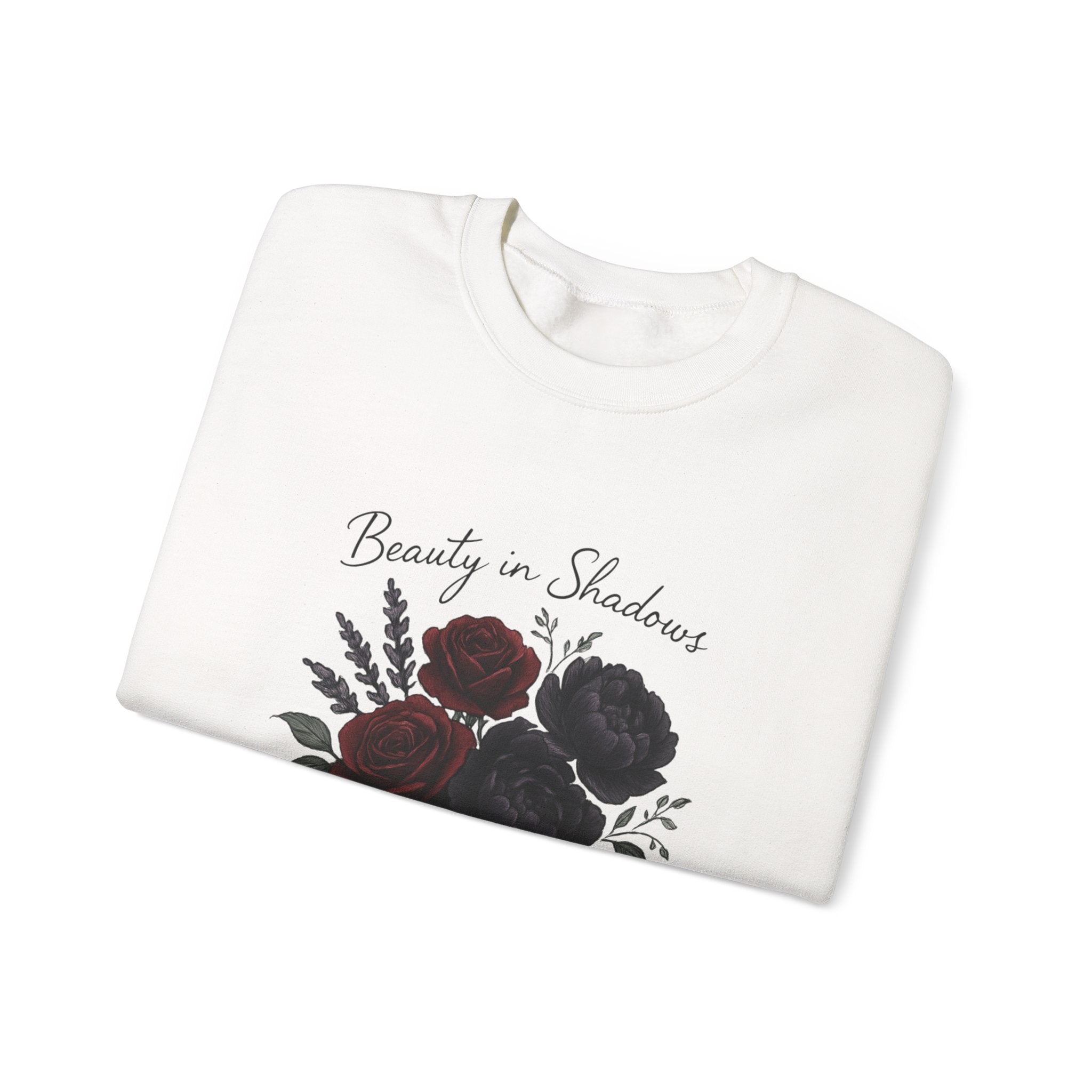 Floral 'Beauty in Shadows' Crewneck Sweatshirt