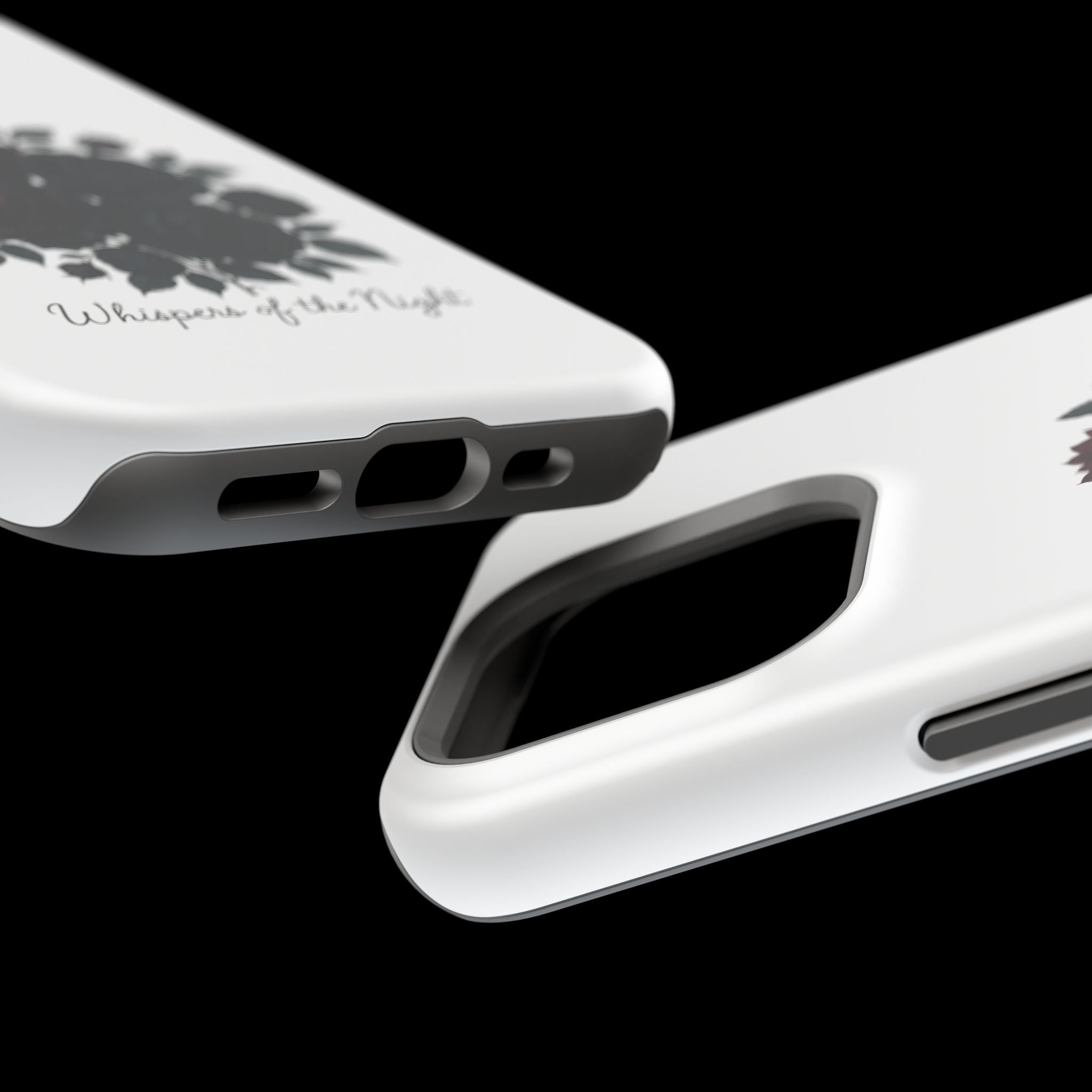 Whispers of the Night floral phone case | Magnetic impact-resistant case