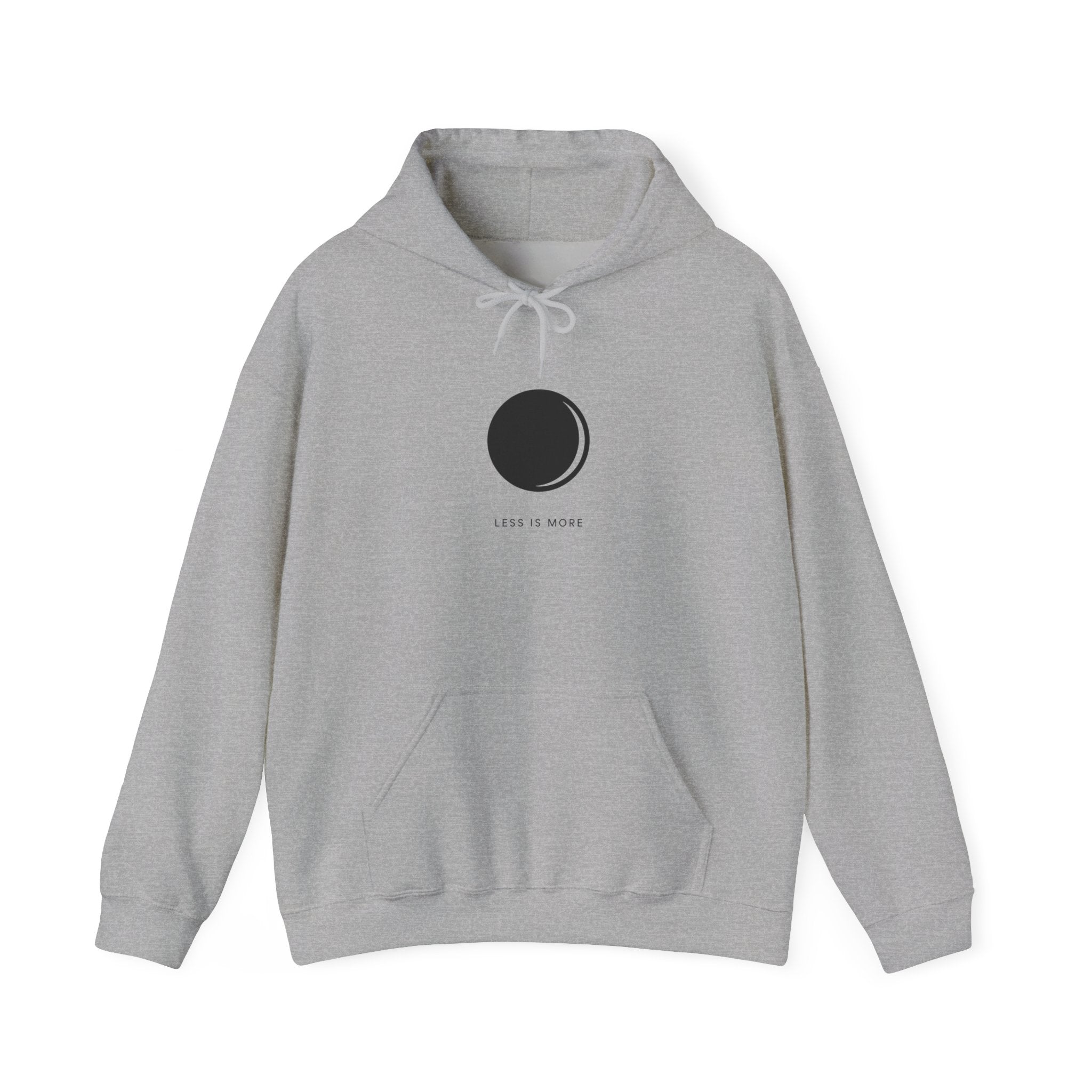 Minimal Eclipse Hoodie — 'Dark Moon' Graphic Pullover