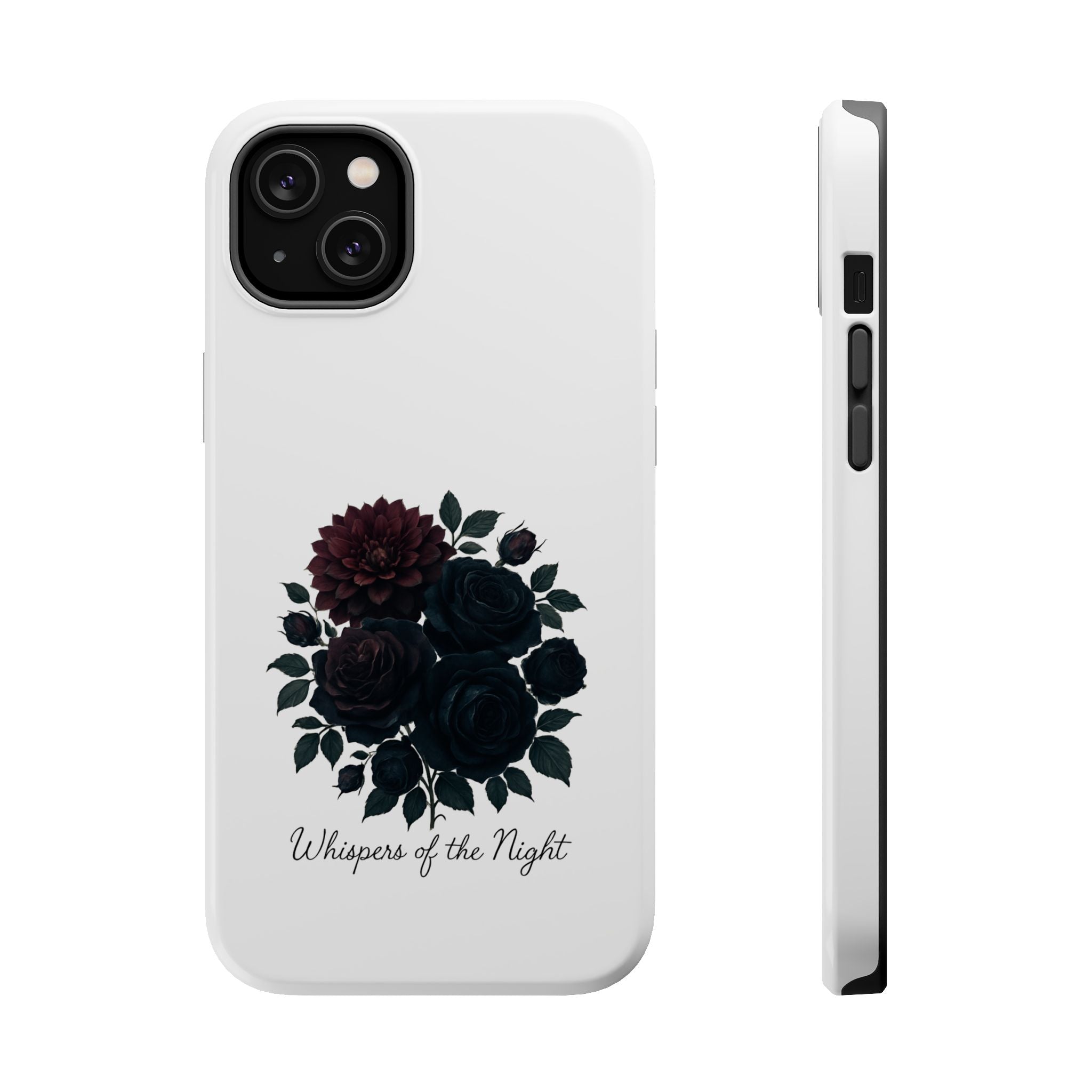 Whispers of the Night floral phone case | Magnetic impact-resistant case