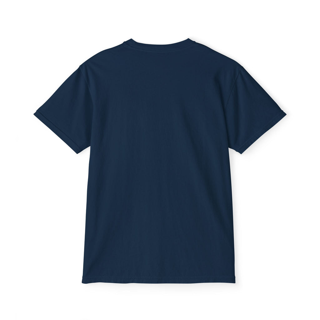 Bear Cub Pocket Art T-Shirt | Minimal Woodland Graphic, White Pocket Tee